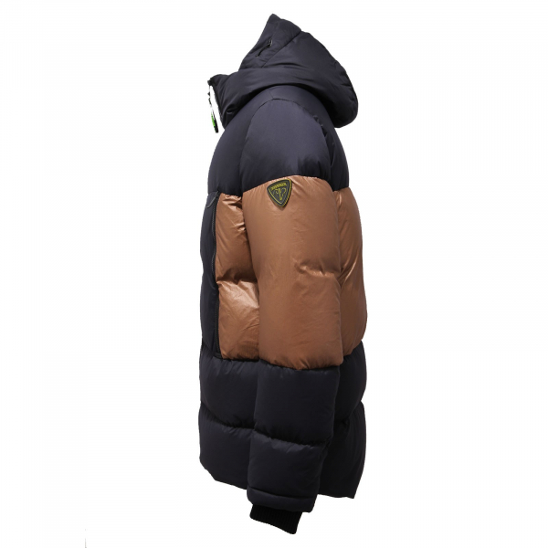 1000AC giubbotto uomo ROSSIGNOL piumino black/brown jacket men