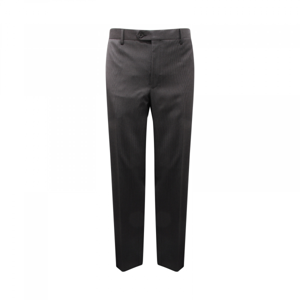1007AU abito uomo PAL ZILERI man pinstripes wool suit grey