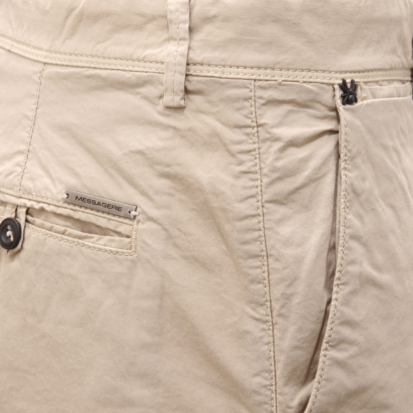 1009AE pantalone uomo MESSAGERIE beige cotton trouser man
