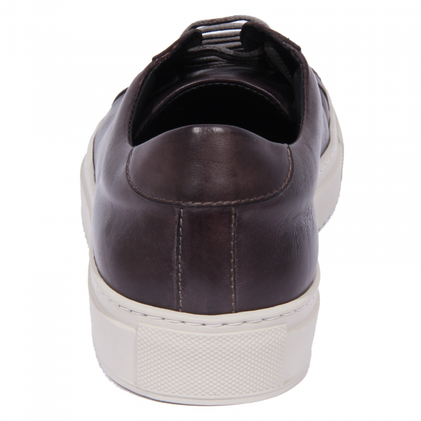 1019J sneaker uomo dark grey CARACCIOLO 1971 vintage effect shoe man