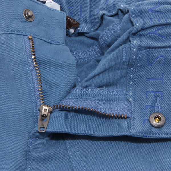 1067Z pantalone bimbo boy STELLA McCARTNEY KIDS trouser cotton blue