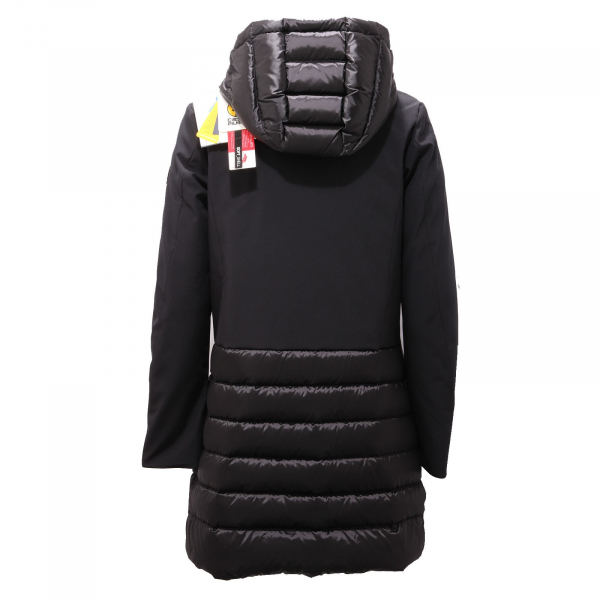 1070AF giubbotto donna CIESSE PIUMINI black down padded coat jacket woman