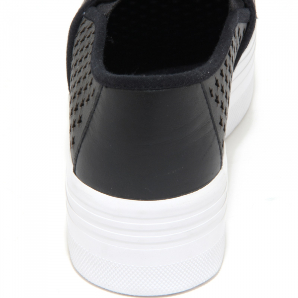 1070M slippers donna nere JEFFREY CAMPBELL laser zeppe scarpe shoes women