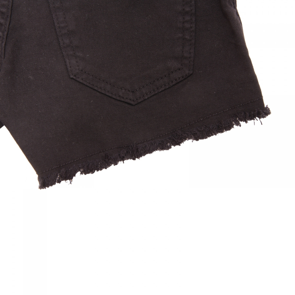 1094AR bermuda bimba MSGM KIDS girl denim shorts black