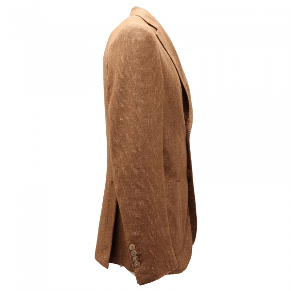 1097AD giacca uomo L.B.M. 1911 TAILORED SLIM FIT brown mix wool jacket men