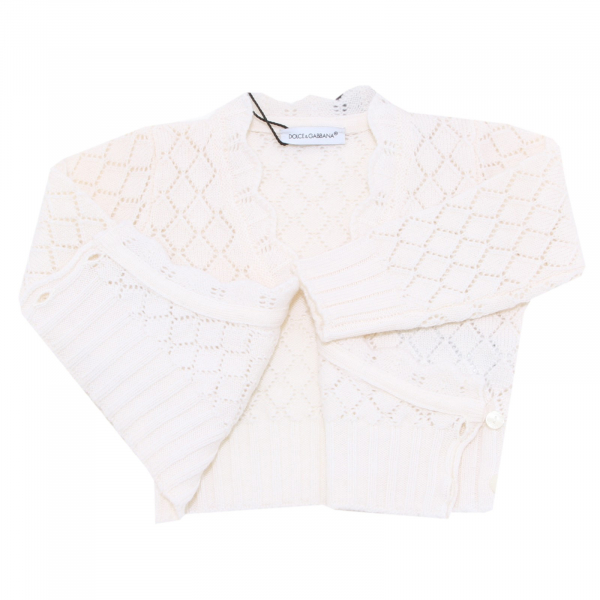 1101L cardigan bimba GIRL DOLCE&GABBANA D&G wool maglione jumper