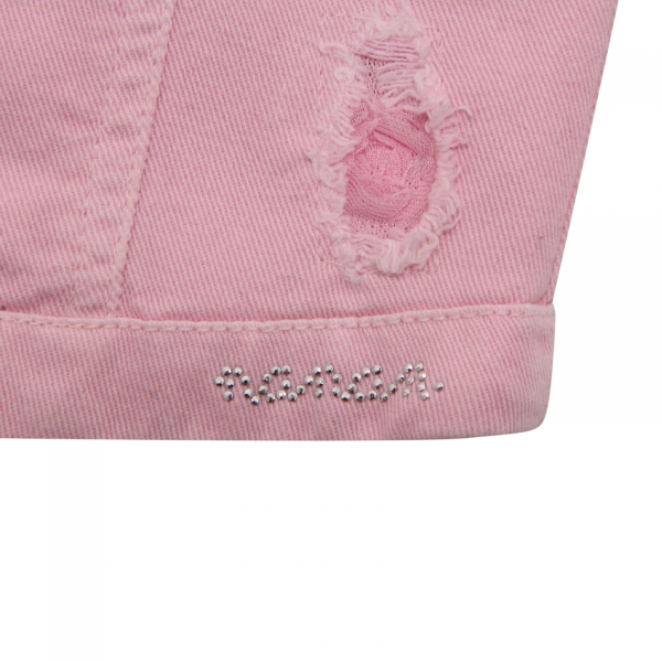 1102AQ giubottino bimba NANAN girl kids denim jacket