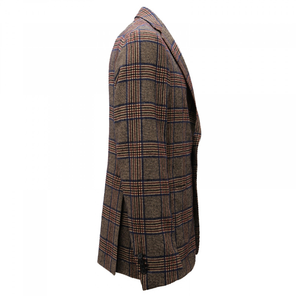 giacca uomo TAGLIATORE prince of wales check mix wool jacket men