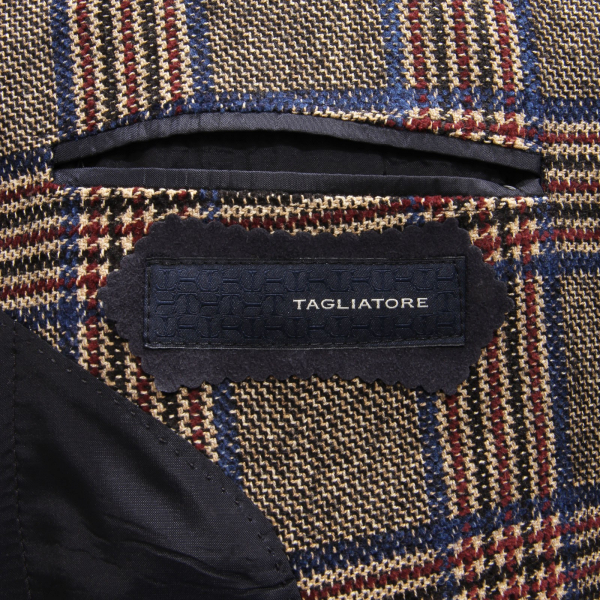 giacca uomo TAGLIATORE prince of wales check mix wool jacket men