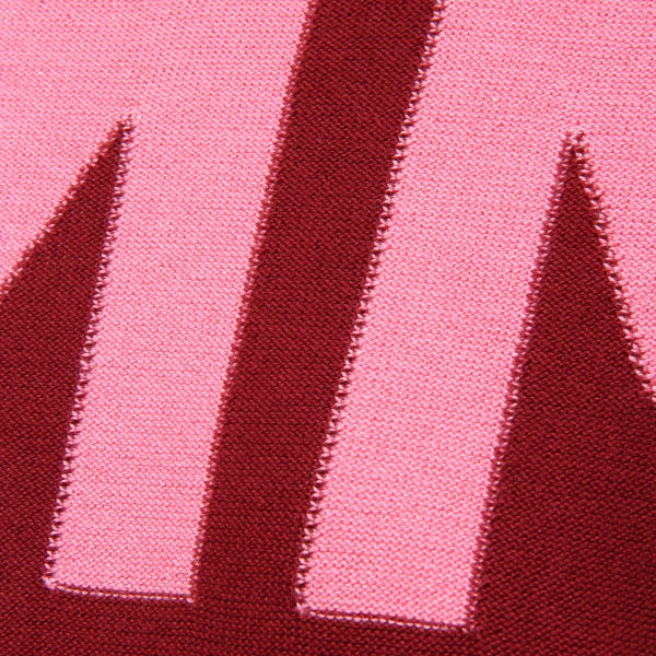 1108K maglione oversize donna TOMMY HILFIGER bordeaux/pink cotton sweater woman