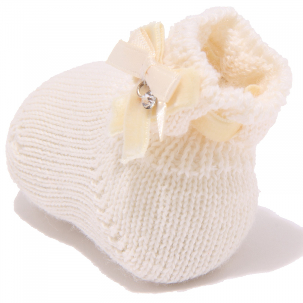 1114Z scarpine lana bimba girl RUBEN E C. wool newborn shoe