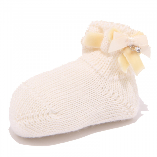 1114Z scarpine lana bimba girl RUBEN E C. wool newborn shoe