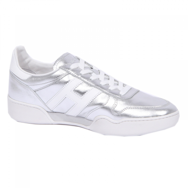 1119J sneaker donna silver HOGAN H357 scarpe metallic effect shoe woman