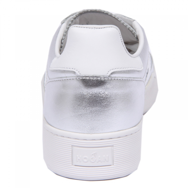 1119J sneaker donna silver HOGAN H357 scarpe metallic effect shoe woman
