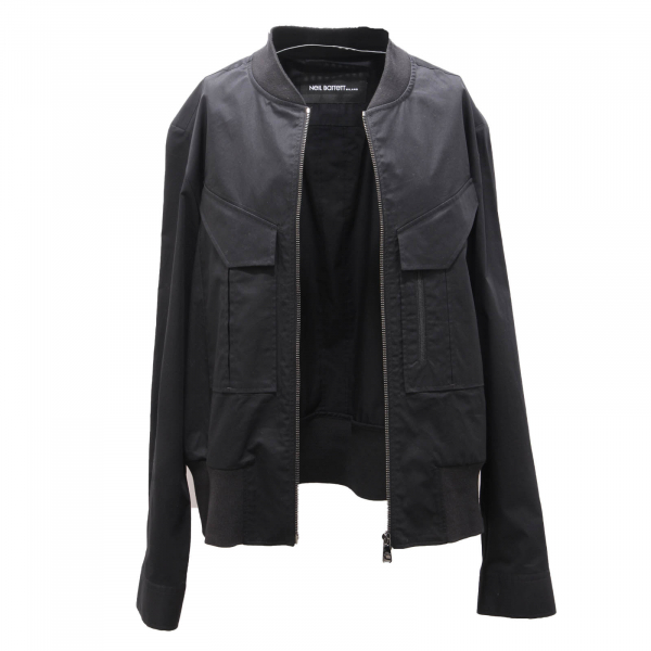 1121AM bomber uomo NEIL BARRETT man cotton jacket black