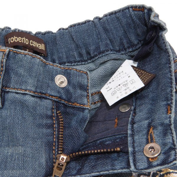 1128S jeans bimbo ROBERTO CAVALLI denim pantalone trouser pant kid