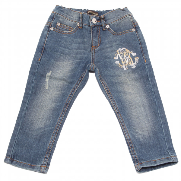 1128S jeans bimbo ROBERTO CAVALLI denim pantalone trouser pant kid
