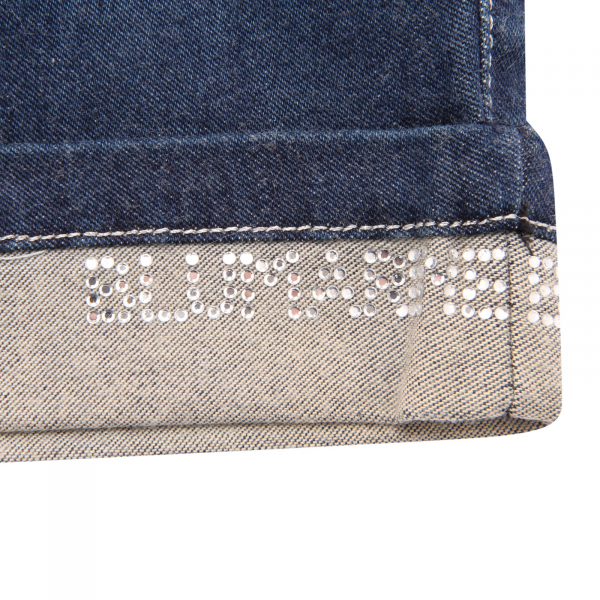 1136AQ pantaloncino bimba BLUMARINE girl kids denim shorts