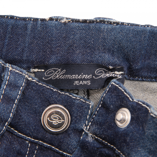 1136AQ pantaloncino bimba BLUMARINE girl kids denim shorts