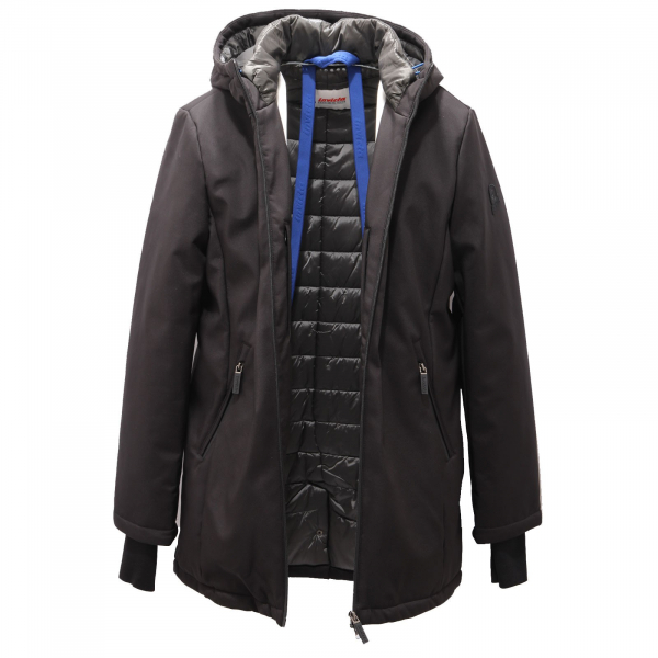 1144AF giubbotto uomo INVICTA black padded parka jacket man