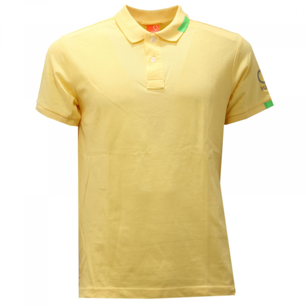 1146AE polo uomo SUNS yellow cotton t-shirt man