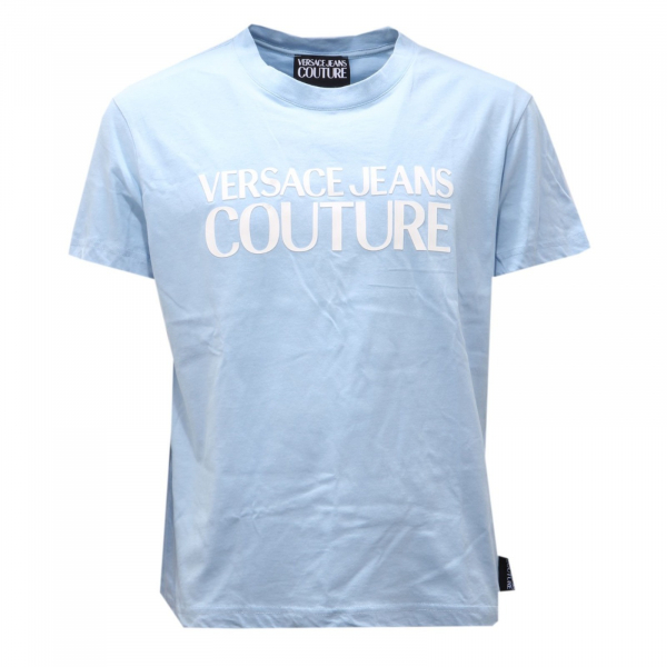 1158AF maglia  VERSACE JEANS COUTURE CON SCRITTA MACCHIATA men  t-shirt l 