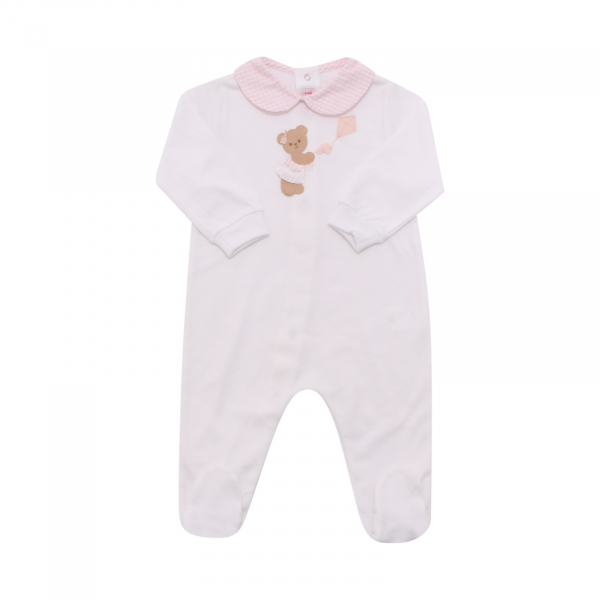 1160AQ tutina bimba IL GUFO girl kids romper