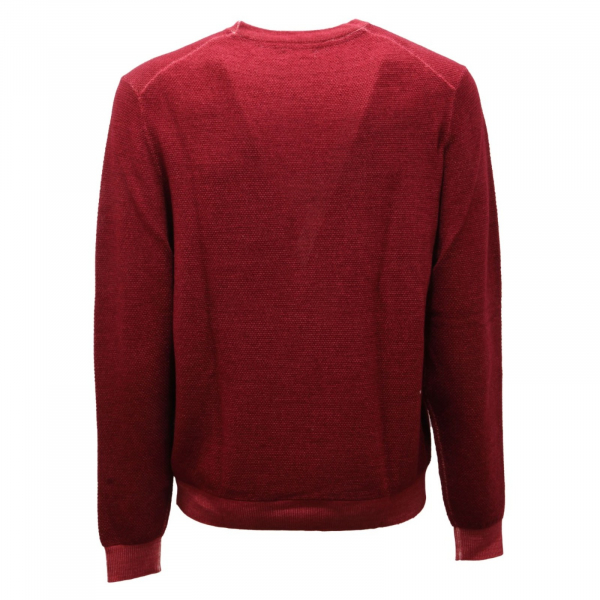 1163AL maglione uomo SUN 68 man wool sweater burgundy