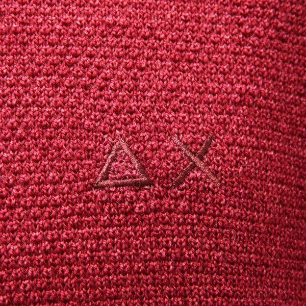 1163AL maglione uomo SUN 68 man wool sweater burgundy