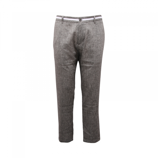 1165AT pantalone uomo OUTFIT man linen blend trousers