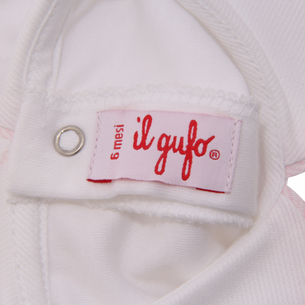 1170AQ tutina bimba IL GUFO girl kids romper