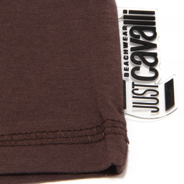 1179P canotta marrone JUST CAVALLI BEACHWEAR uomo t-shirt men