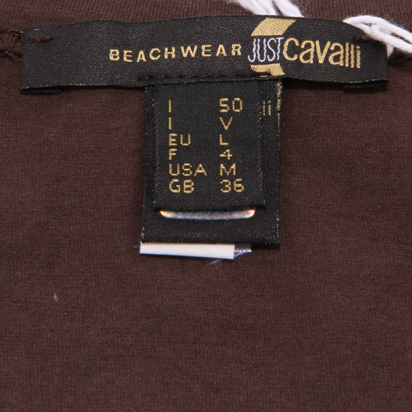 1179P canotta marrone JUST CAVALLI BEACHWEAR uomo t-shirt men
