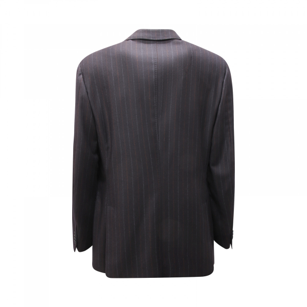 1182AU abito uomo CANTARELLI man pinstripes wool suit blue