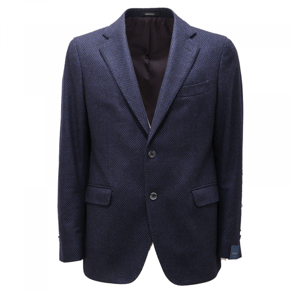1183AD giacca uomo BASTIANELLO ANGELO NARDELLI wool blue jacket men
