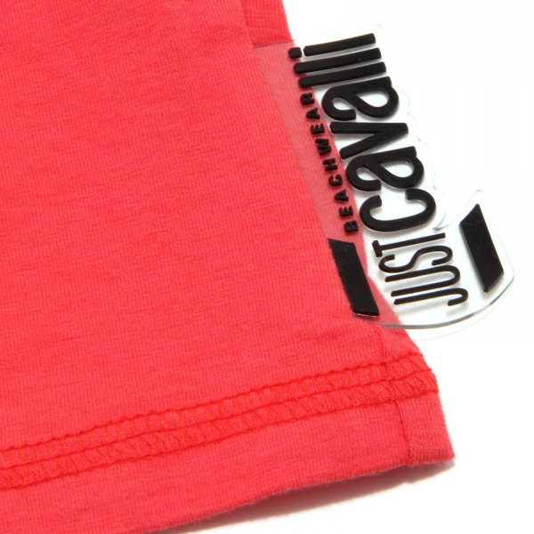 1186P canotta rossa JUST CAVALLI BEACHWEAR uomo t-shirt men