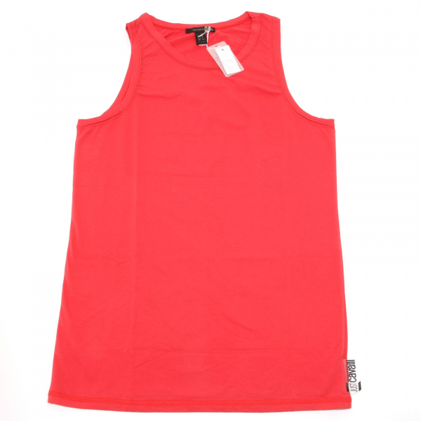 1186P canotta rossa JUST CAVALLI BEACHWEAR uomo t-shirt men