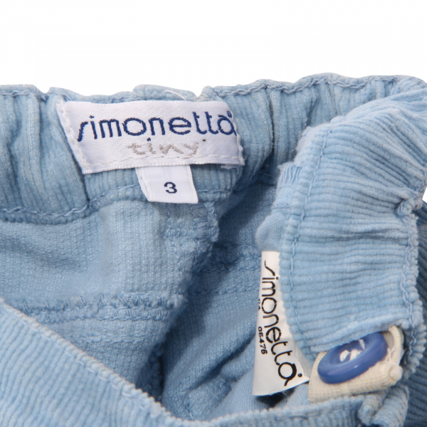 1189AQ pantalone bimbo SIMONETTE TINY boy kids velvet trousers