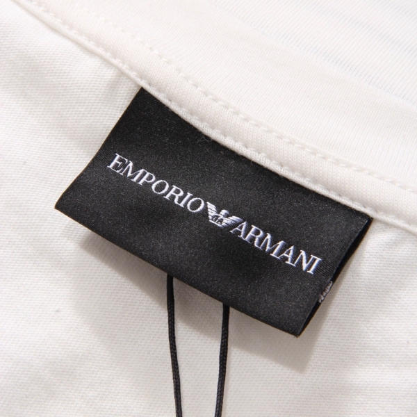 1193AH maglia uomo EMPORIO ARMANI off white cotton t-shirt man