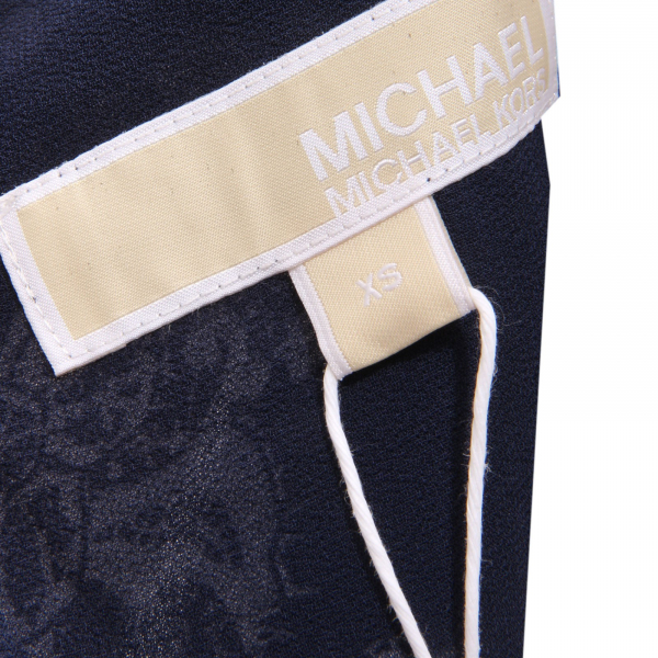 1194AF tuta donna MICHAEL KORS blue/white jumpsuit woman