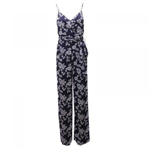 1194AF tuta donna MICHAEL KORS blue/white jumpsuit woman