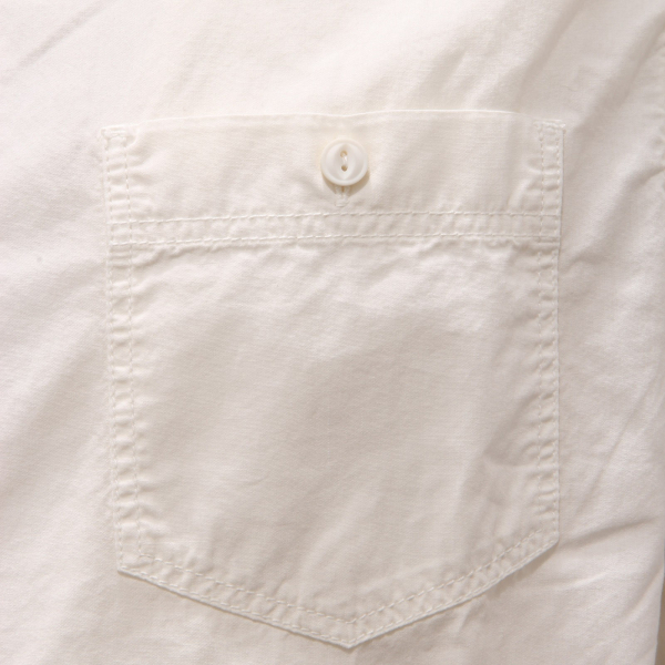 1195AG camicia uomo BEAR off white vintage effect cotton shirt man