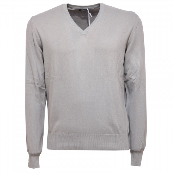 1197X maglione uomo XBRAND light grey cotton sweater men