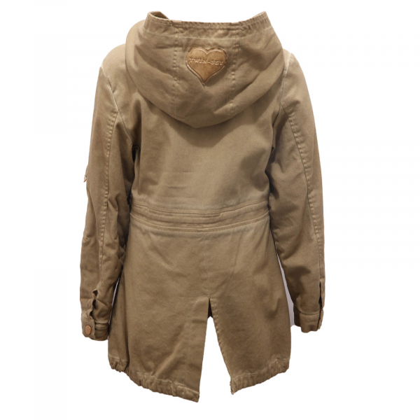 1198AN parka bimba TWIN-SET girl kids delavè light jacket
