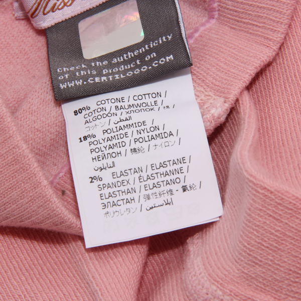 1199W collant bimba MISS BLUMARINE pink cotton tights girl kid