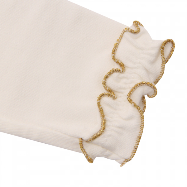 1204AQ maglia bimba IL GUFO girl baby t-shirt