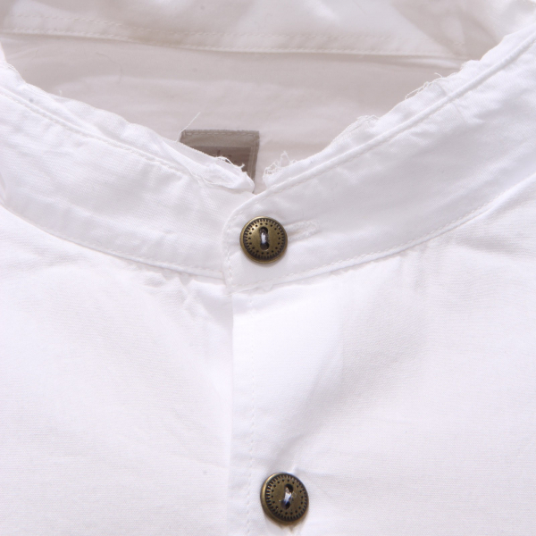 1205AG camicia coreana uomo ELEVENTY white cotton shirt man