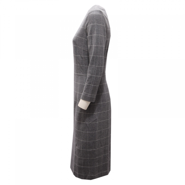 1231AG vestito donna PESERICO grey cotton dress woman