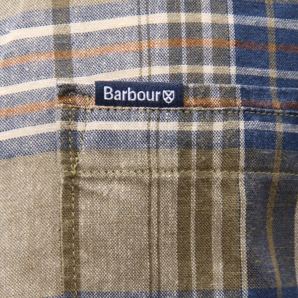 1233AS camicia uomo BARBOUR LANESKIN TAILORED man shirt
