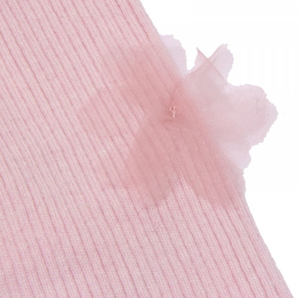 1244W manicotti bimba SIMONETTA pink wool arm warmer girl kid